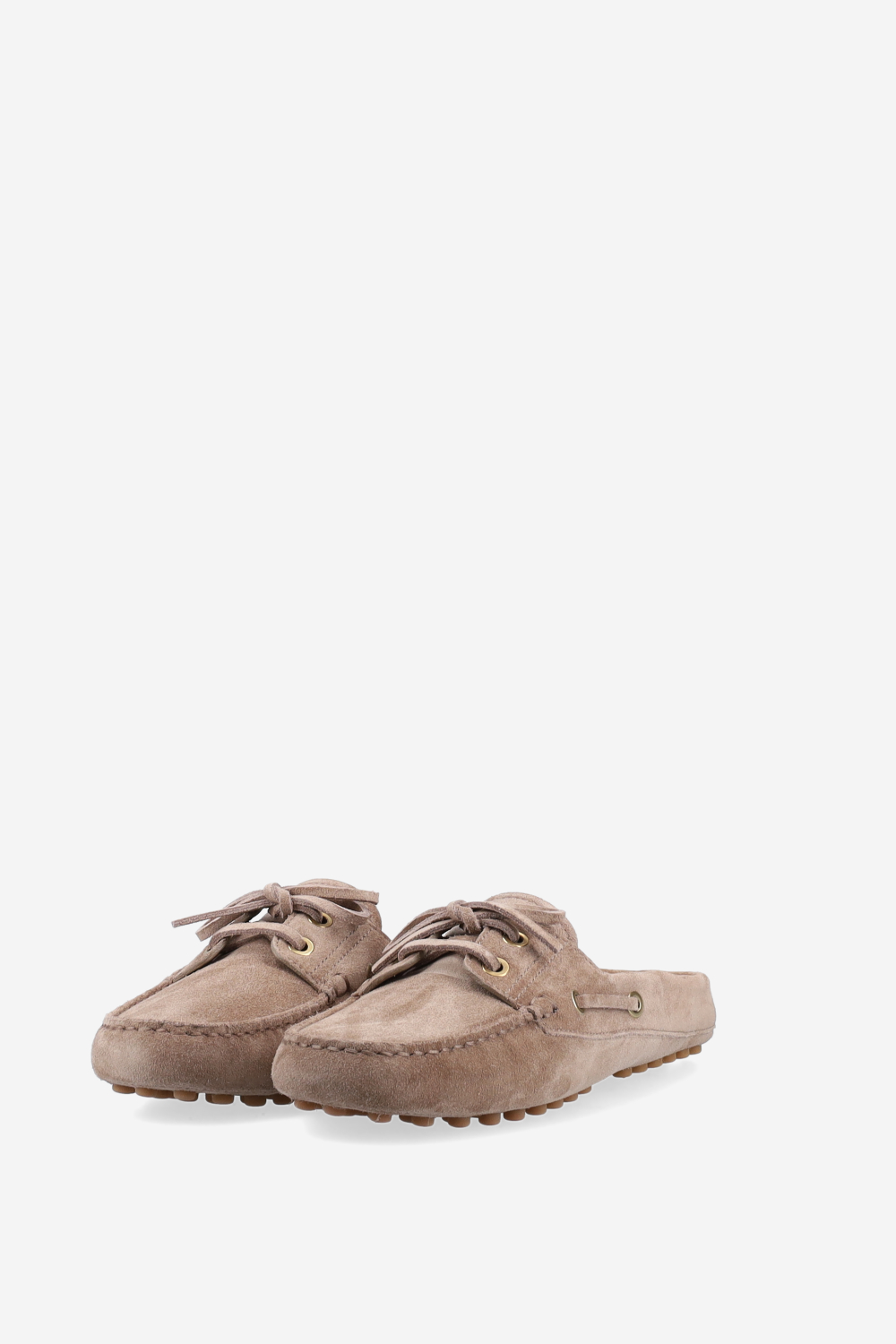 Gommino suede loafers