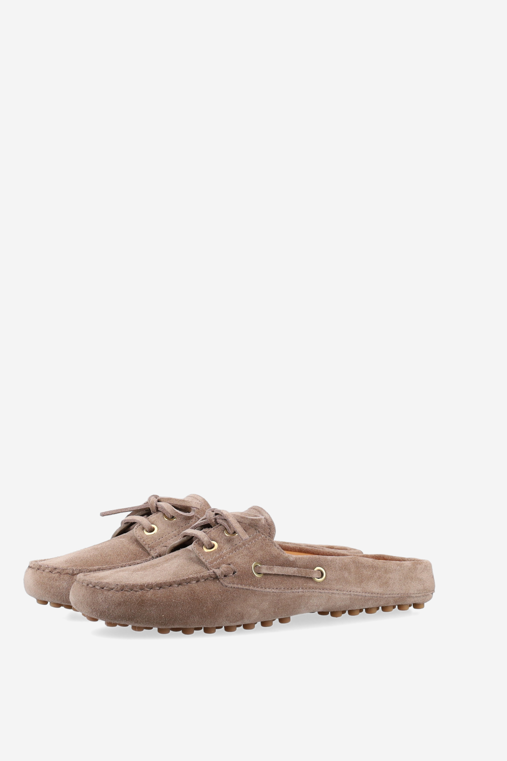 Gommino suede loafers