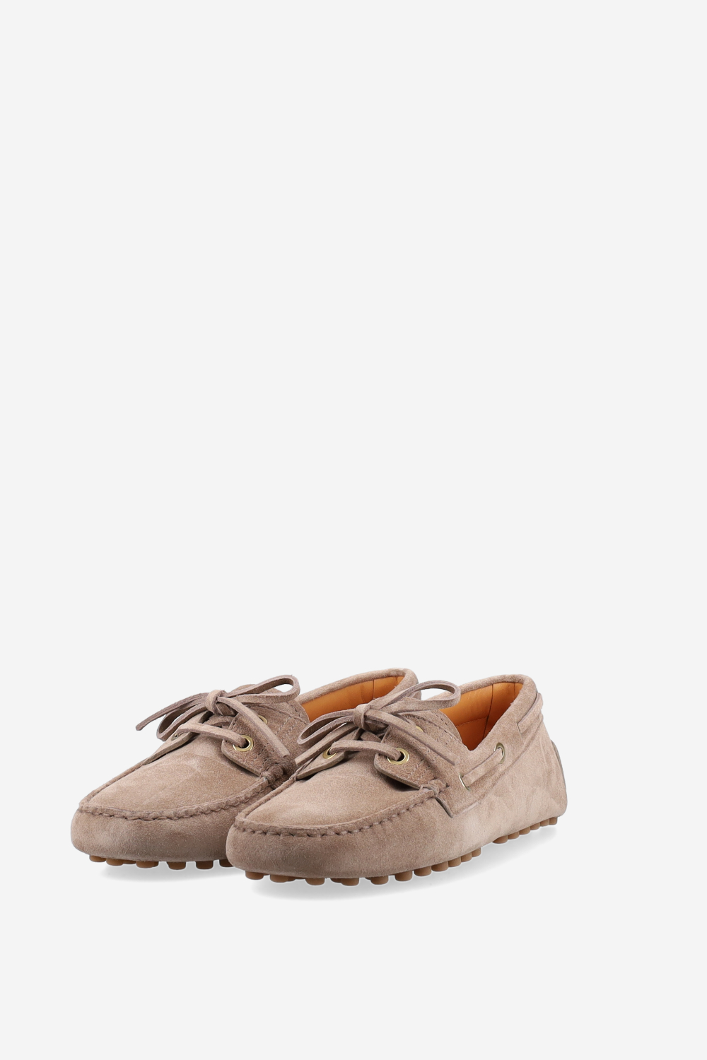 Gommino suede loafers
