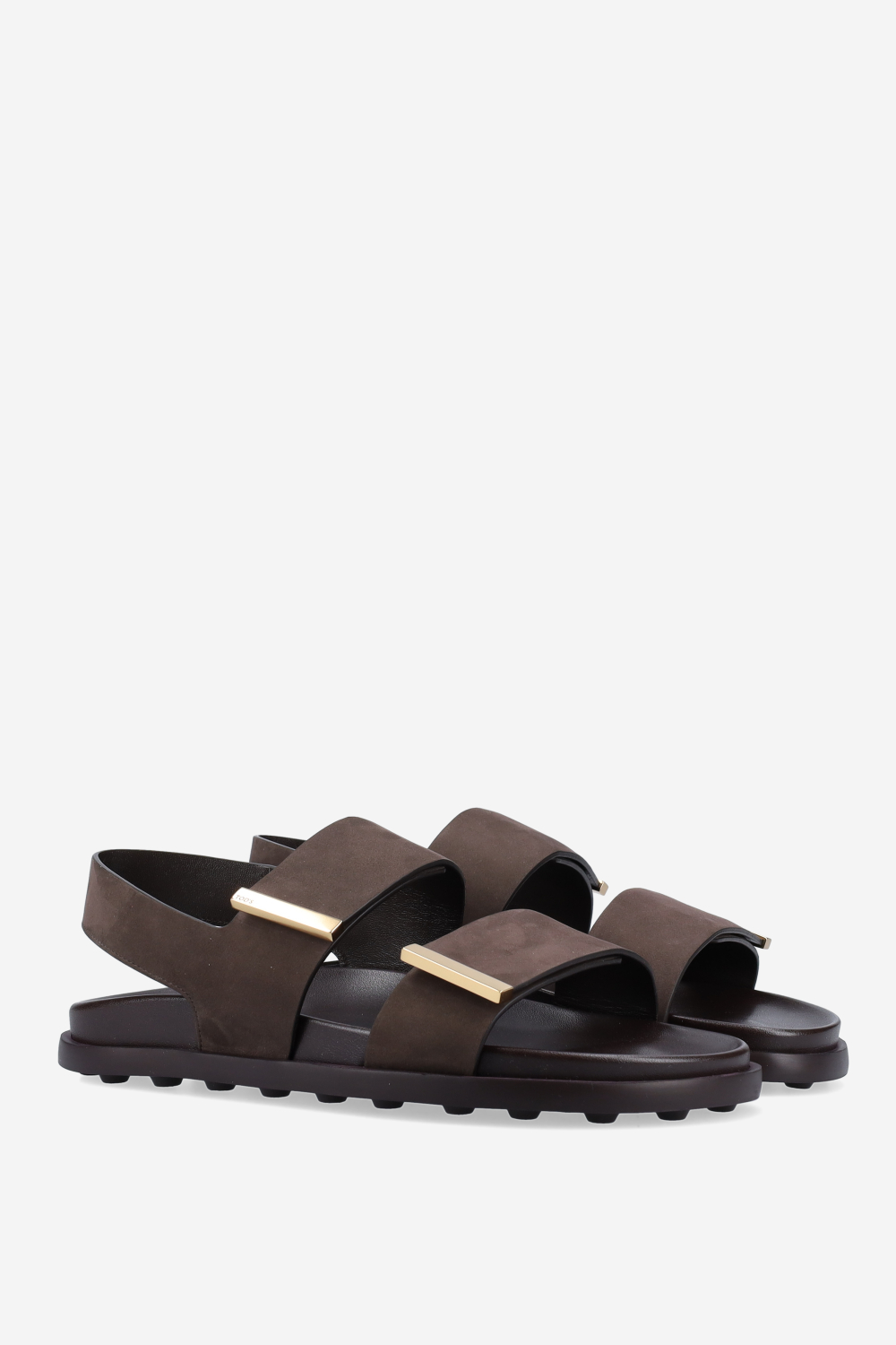 Footbed suede sandals