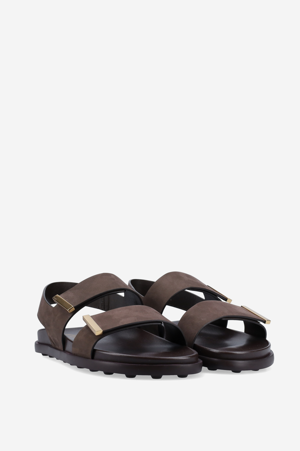 Footbed suede sandals