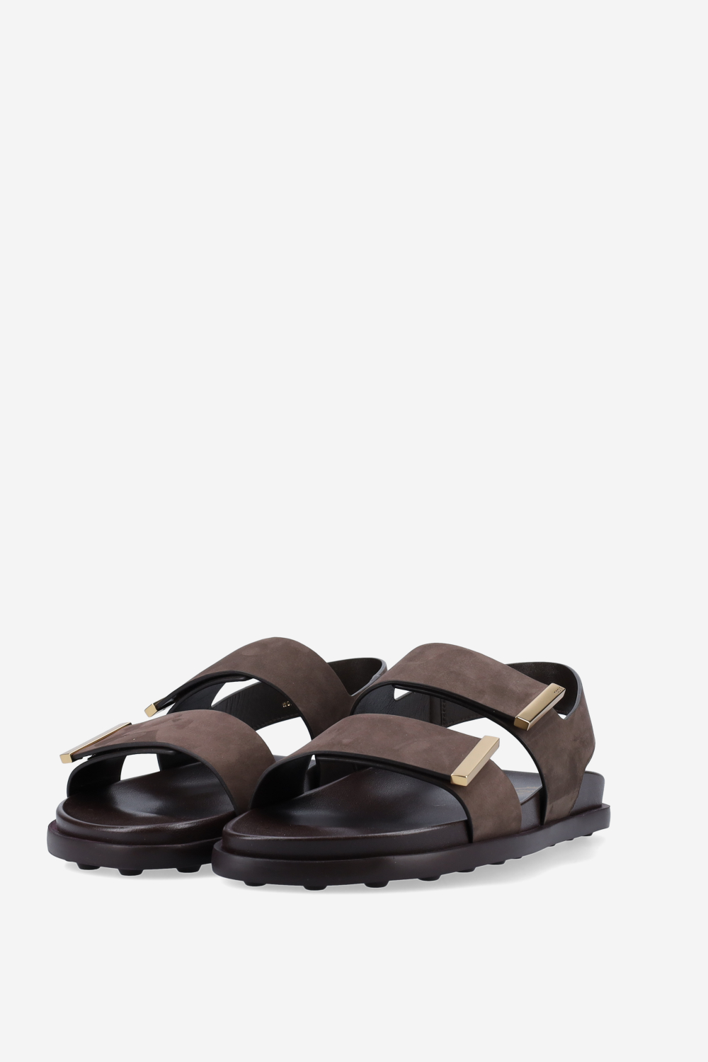 Footbed suede sandals