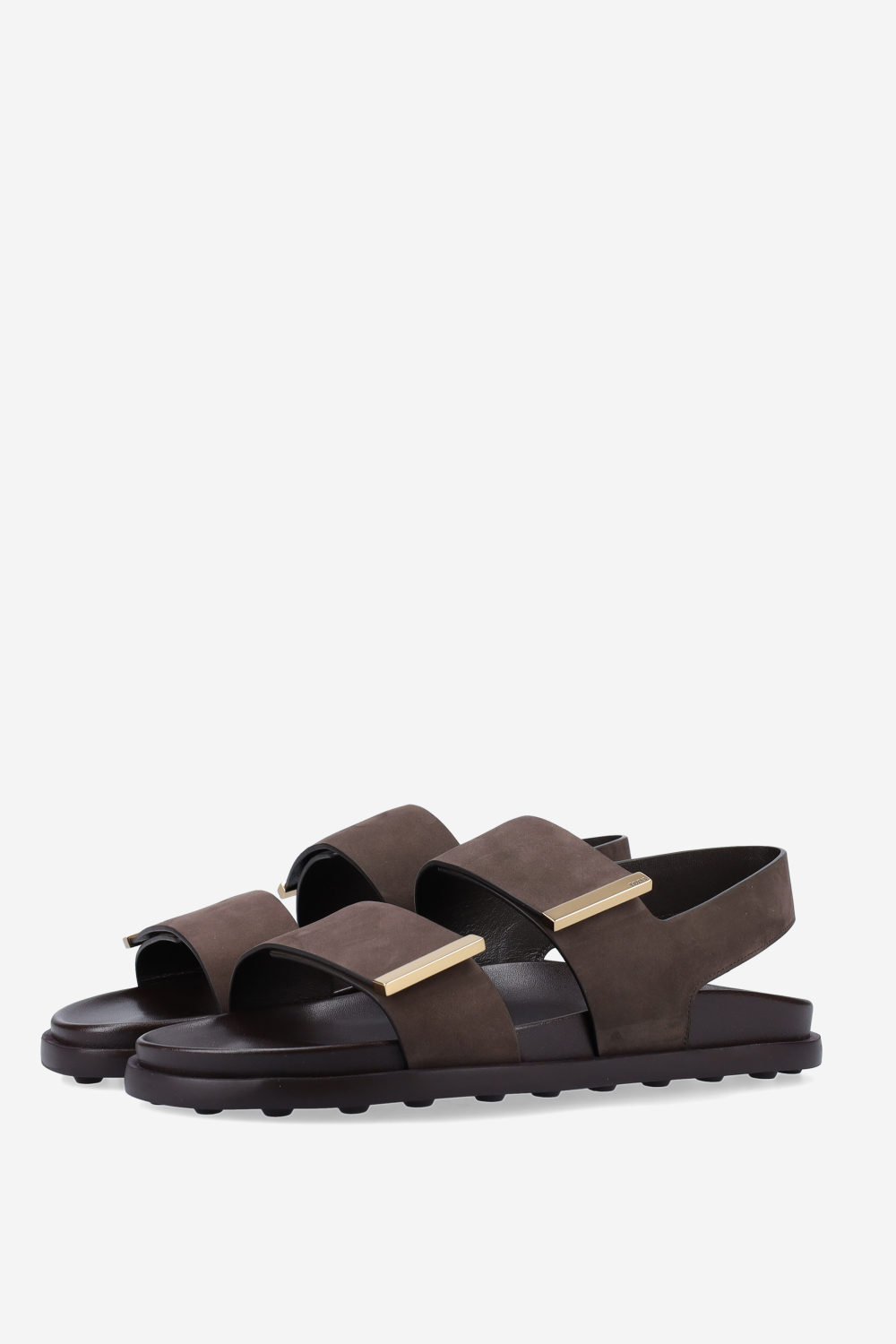 Footbed suede sandals