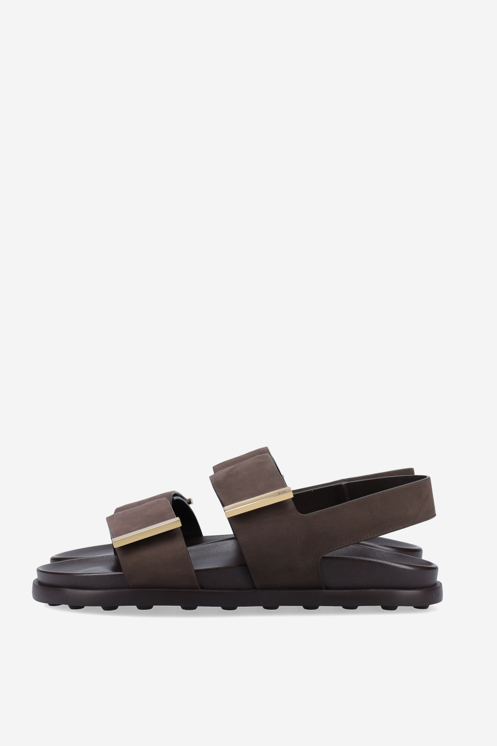 Footbed suede sandals