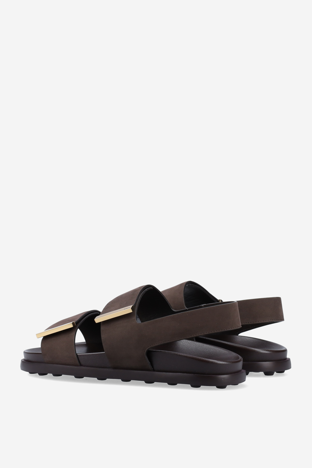 Footbed suede sandals
