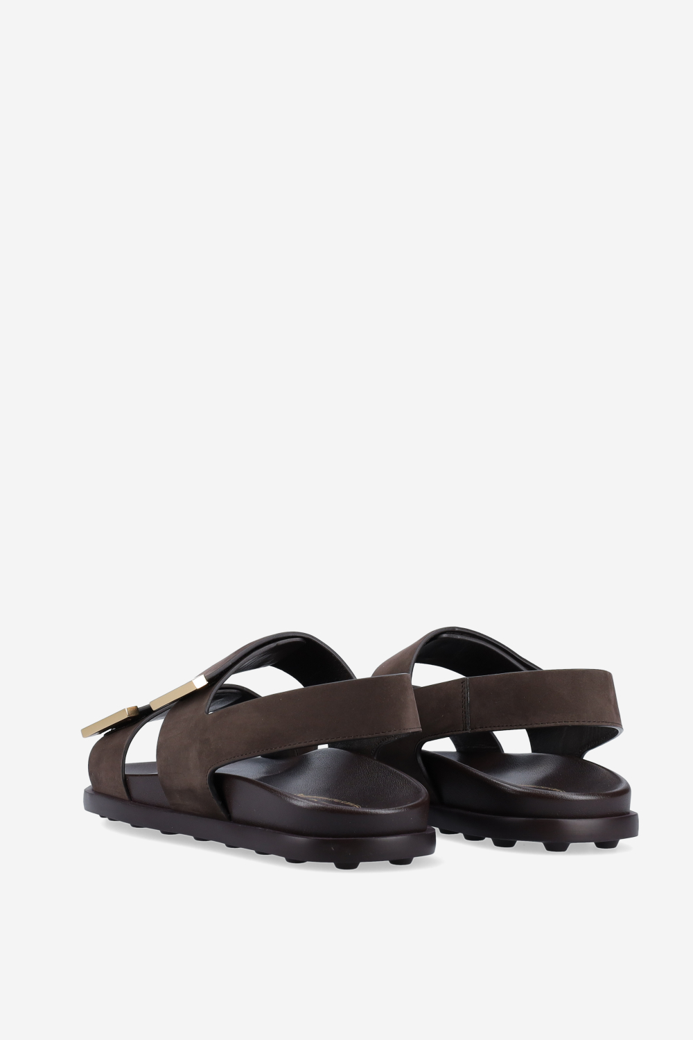 Footbed suede sandals