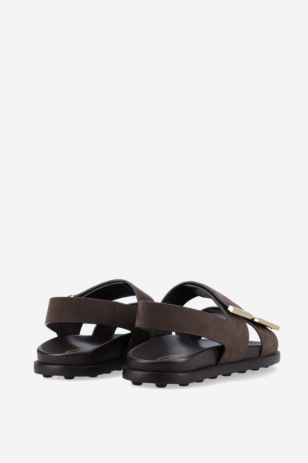 Footbed suede sandals