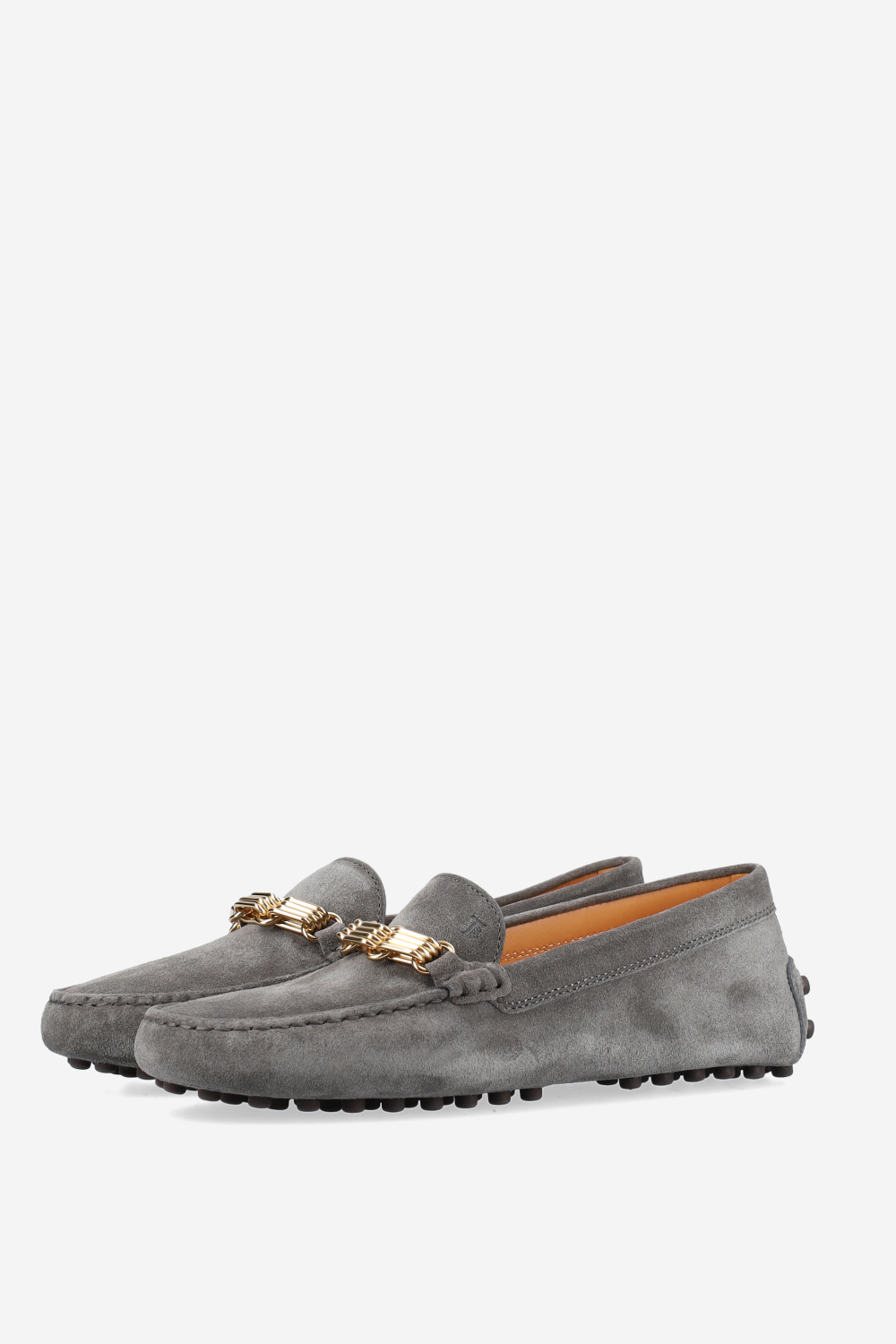 Gommino suede loafers
