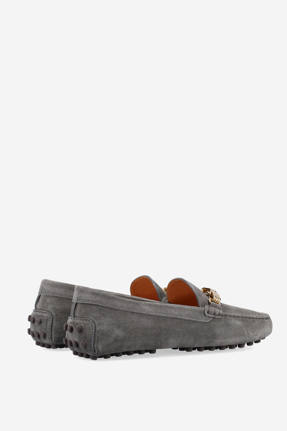 Gommino suede loafers
