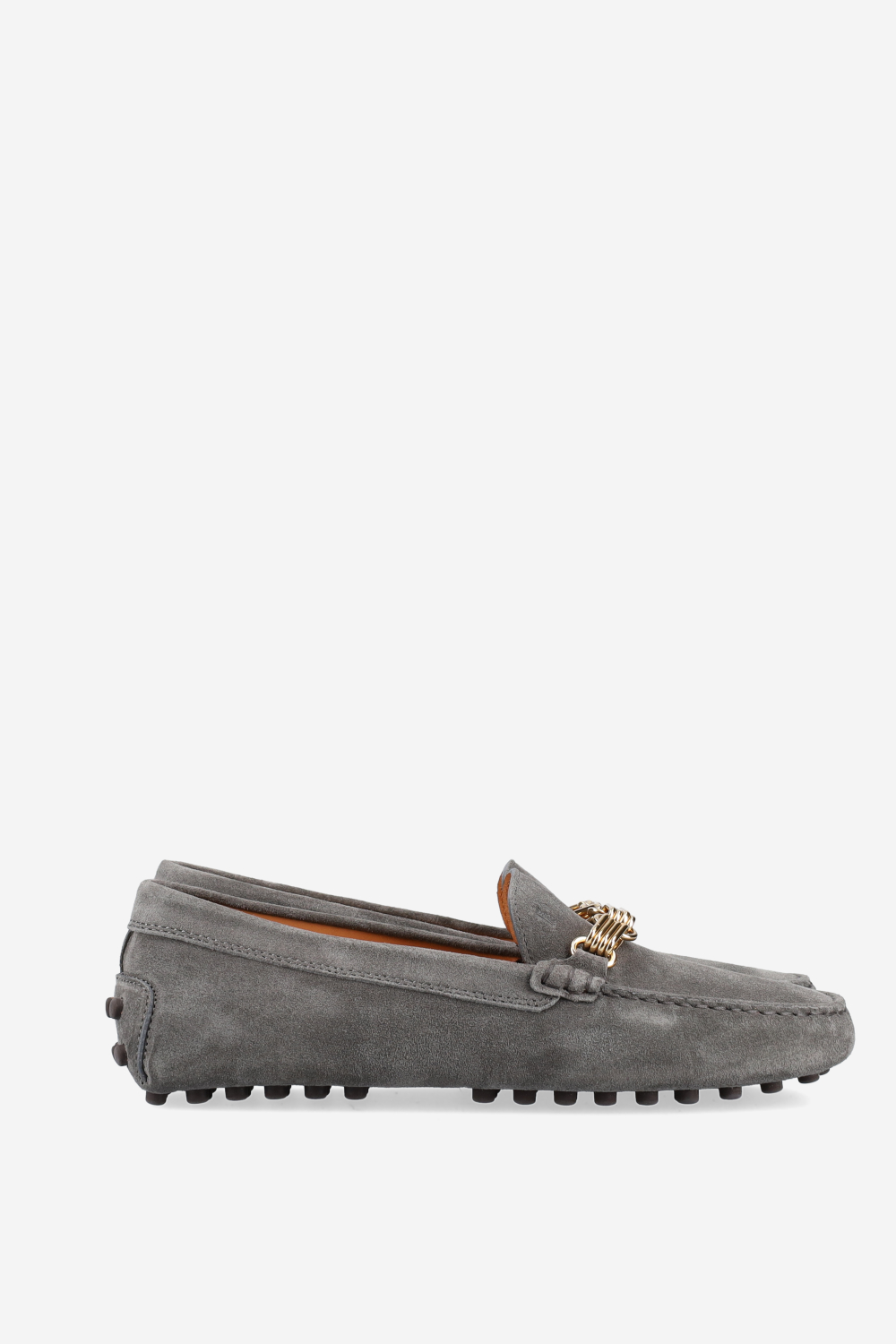 Gommino suede loafers