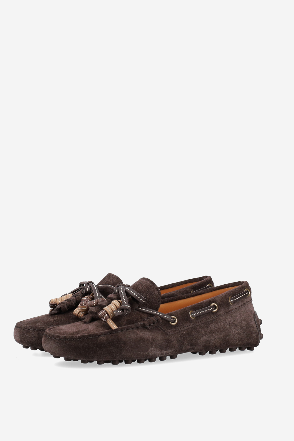 Gommino suede loafers