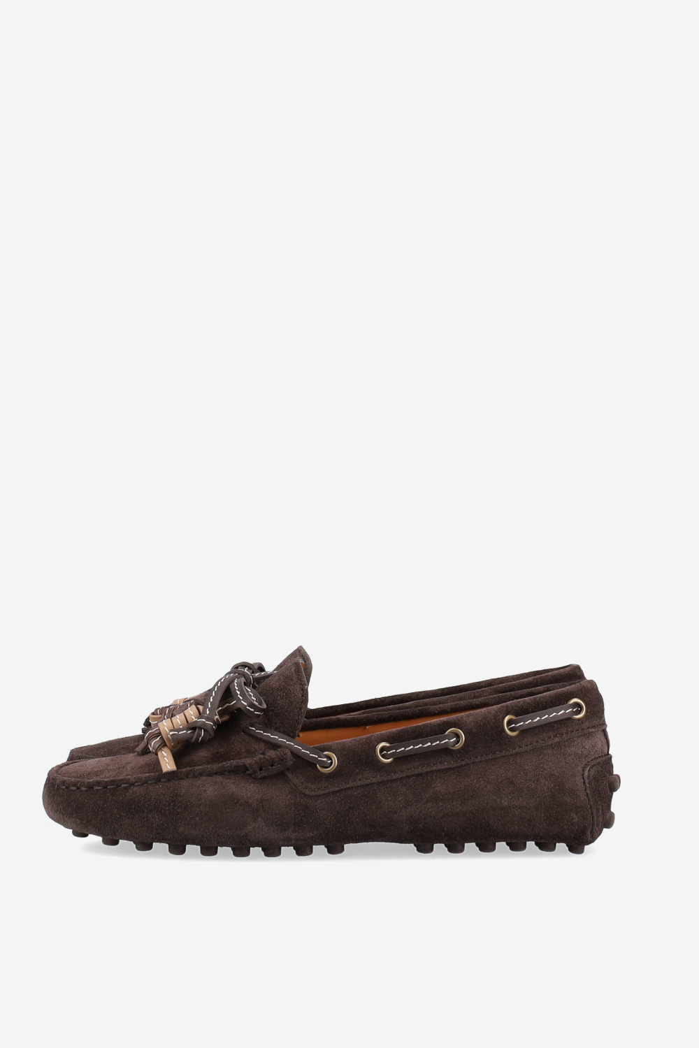 Gommino suede loafers