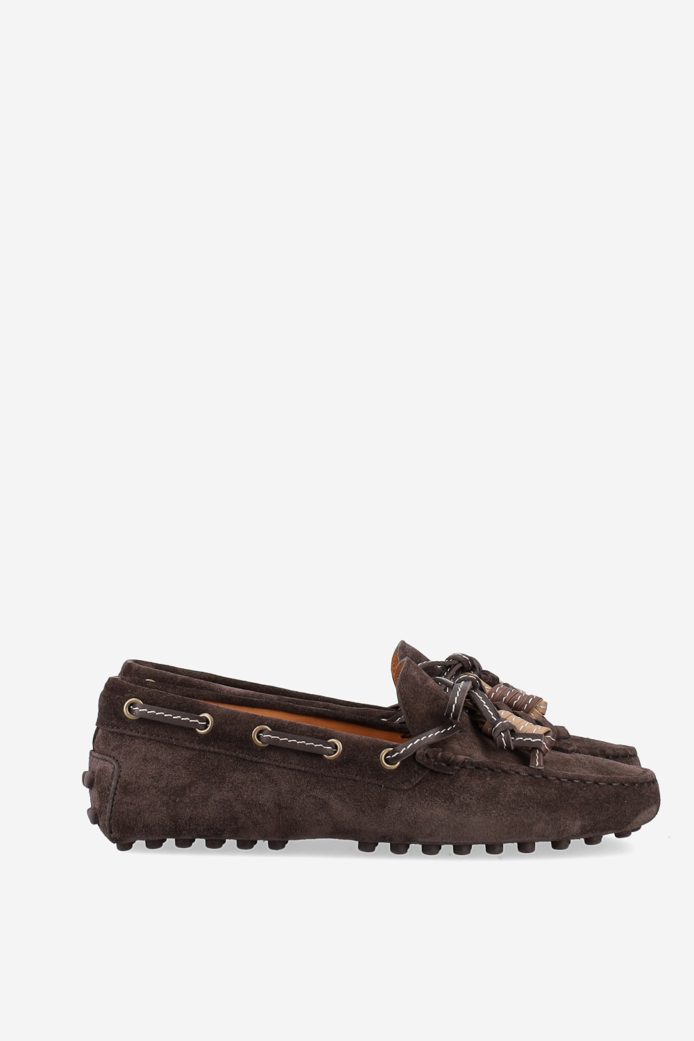 Gommino suede loafers