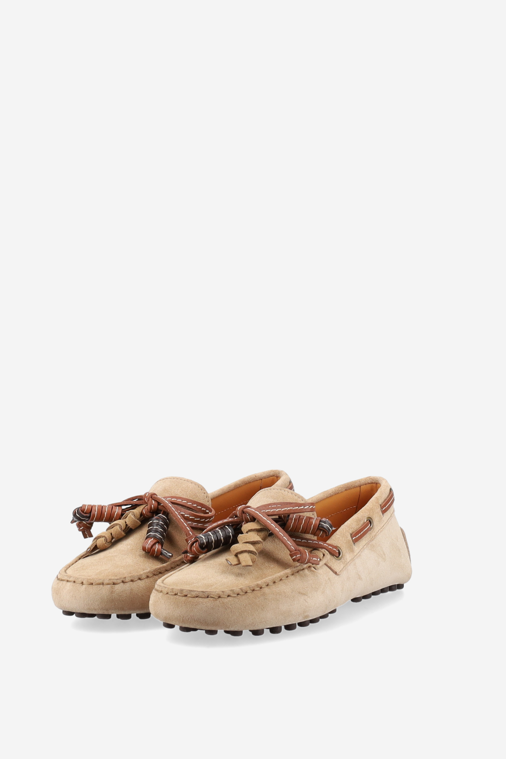 Gommino suede loafers