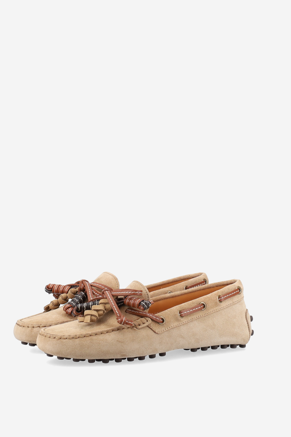 Gommino suede loafers