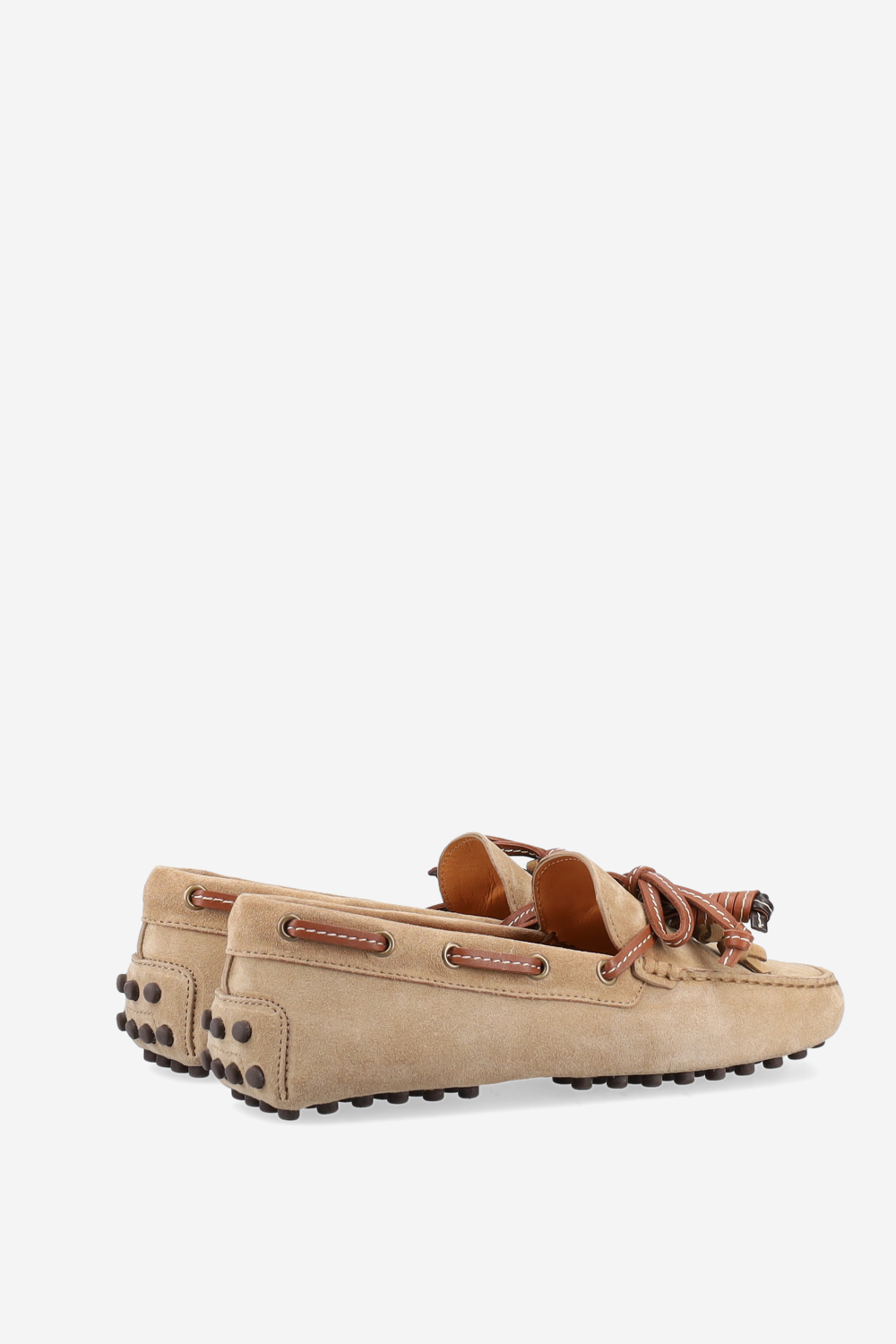 Gommino suede loafers