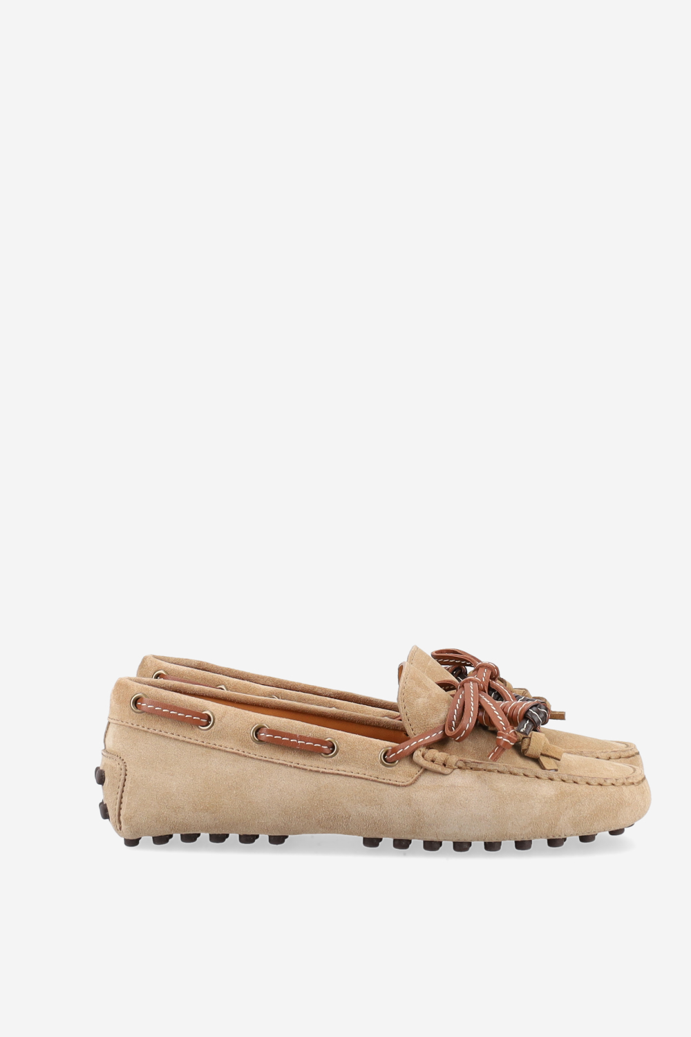 Gommino suede loafers