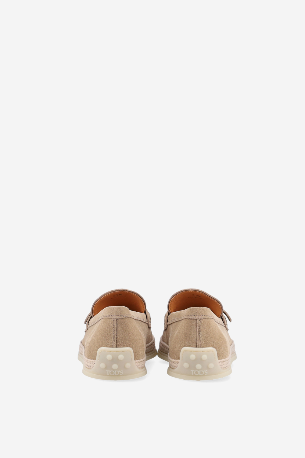 Gomma raffia suede loafers