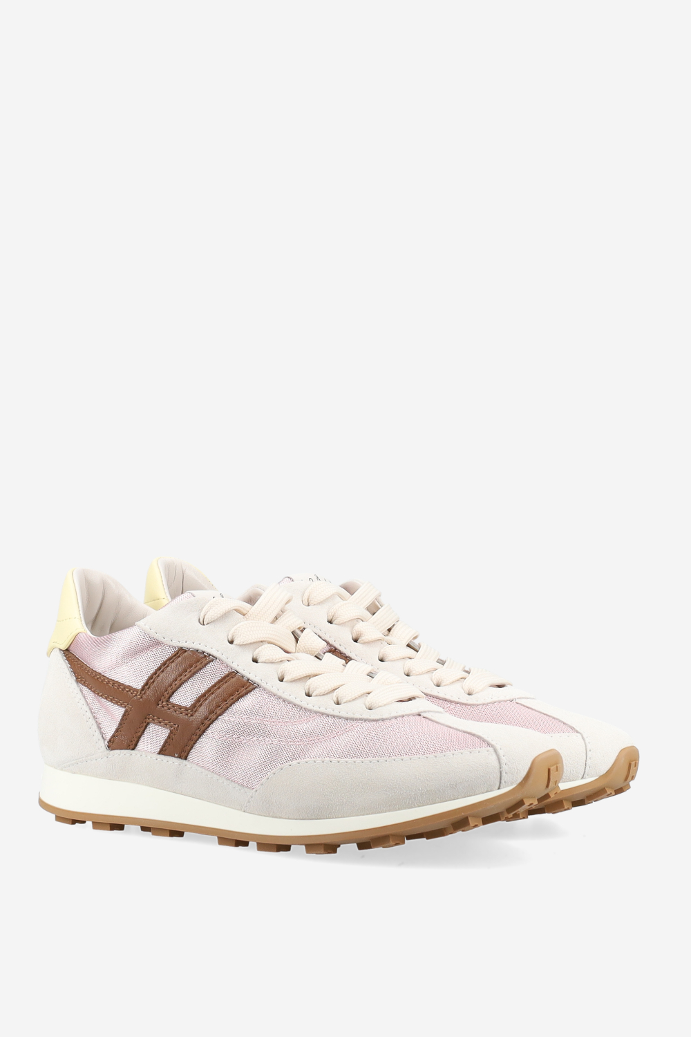 H699 athletic suede sneakers