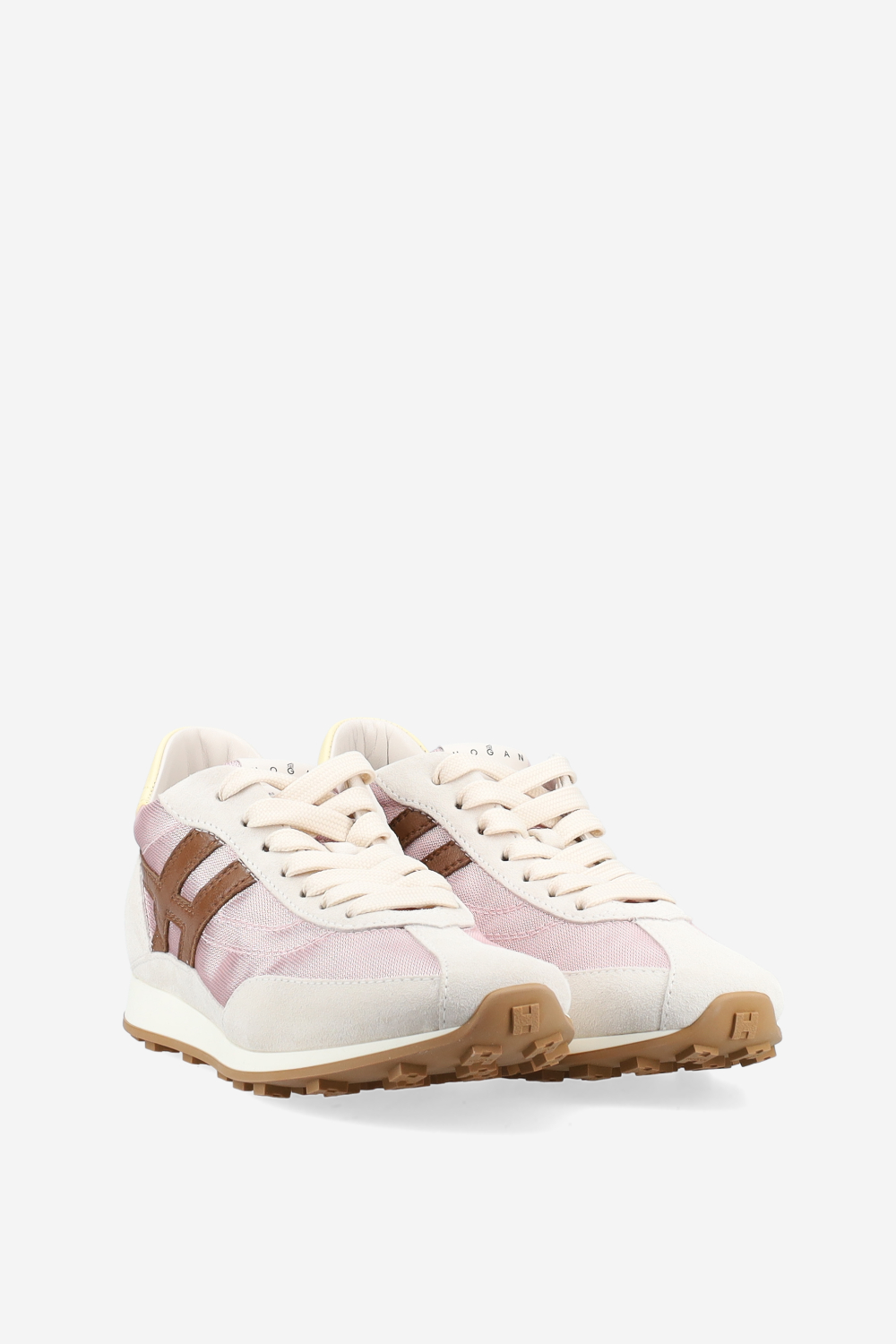 H699 athletic suede sneakers