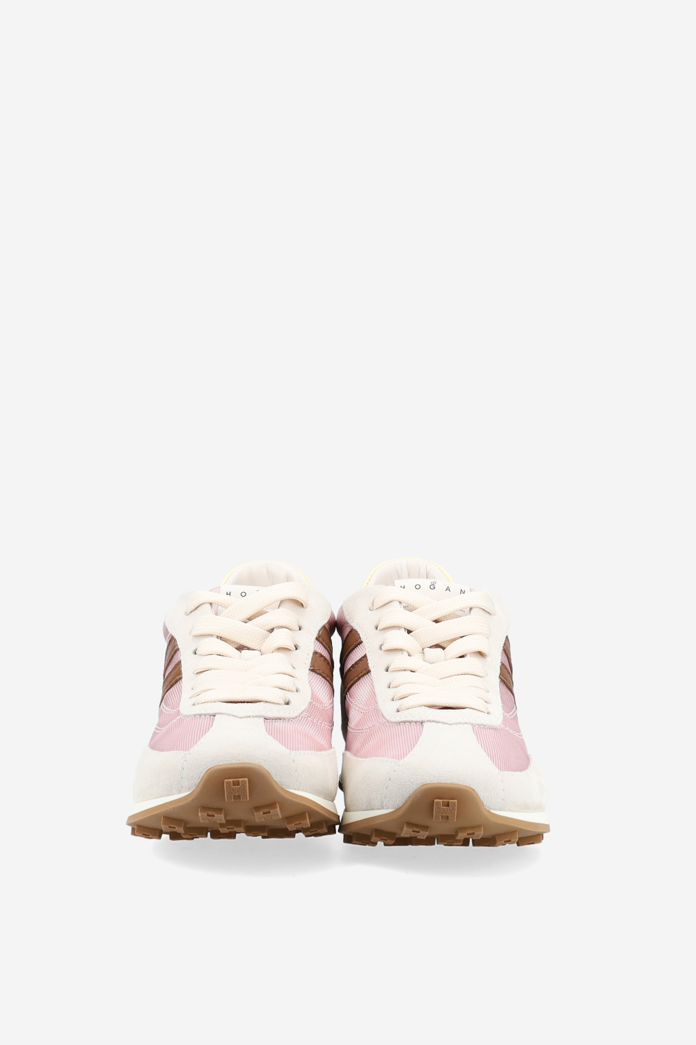 H699 athletic suede sneakers