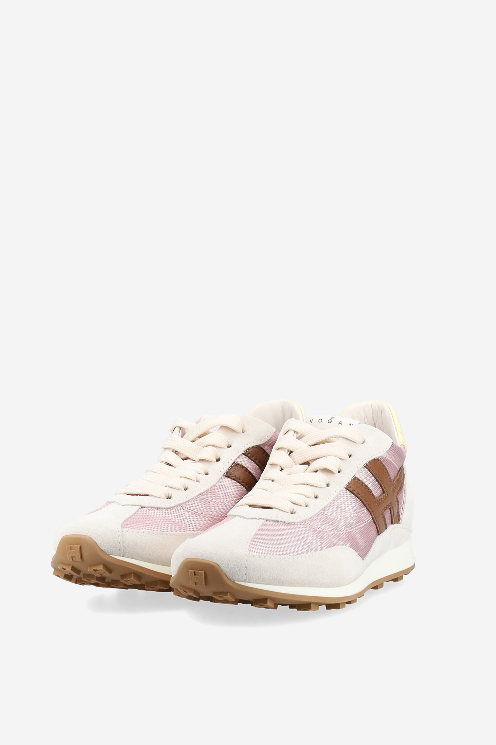H699 athletic suede sneakers