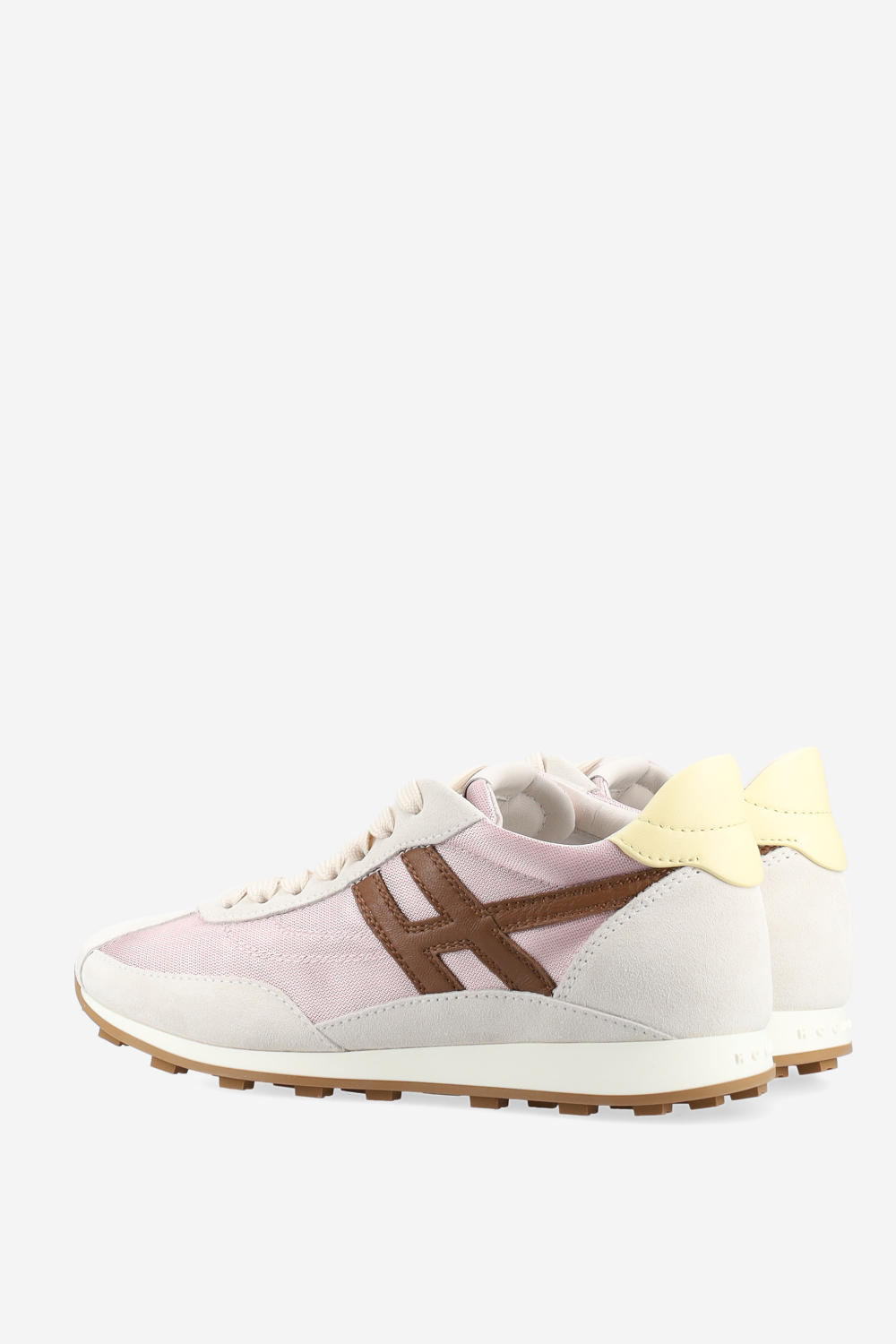 H699 athletic suede sneakers