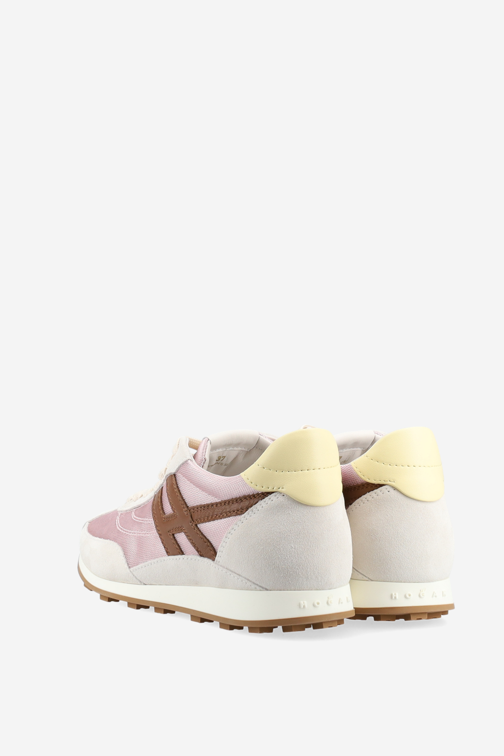 H699 athletic suede sneakers