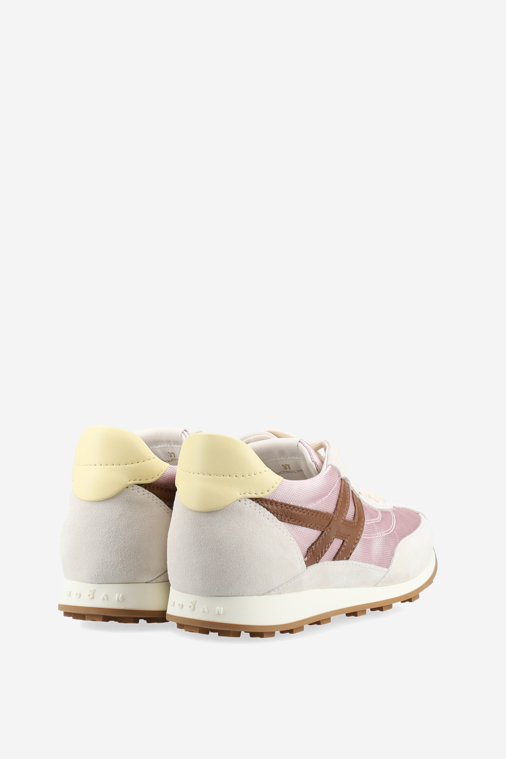 H699 athletic suede sneakers