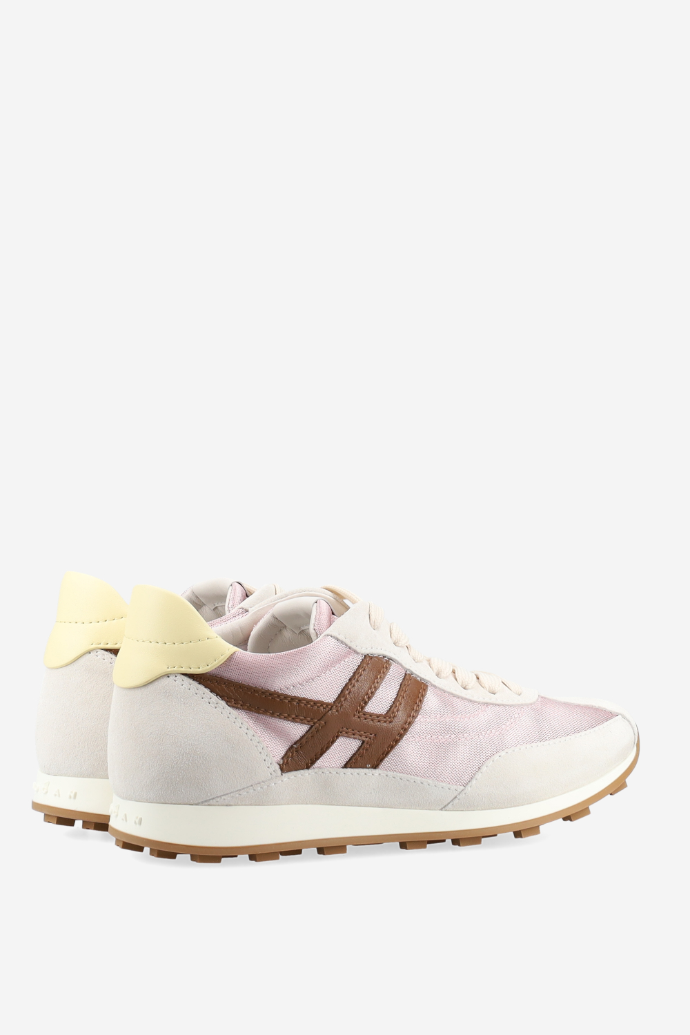 H699 athletic suede sneakers