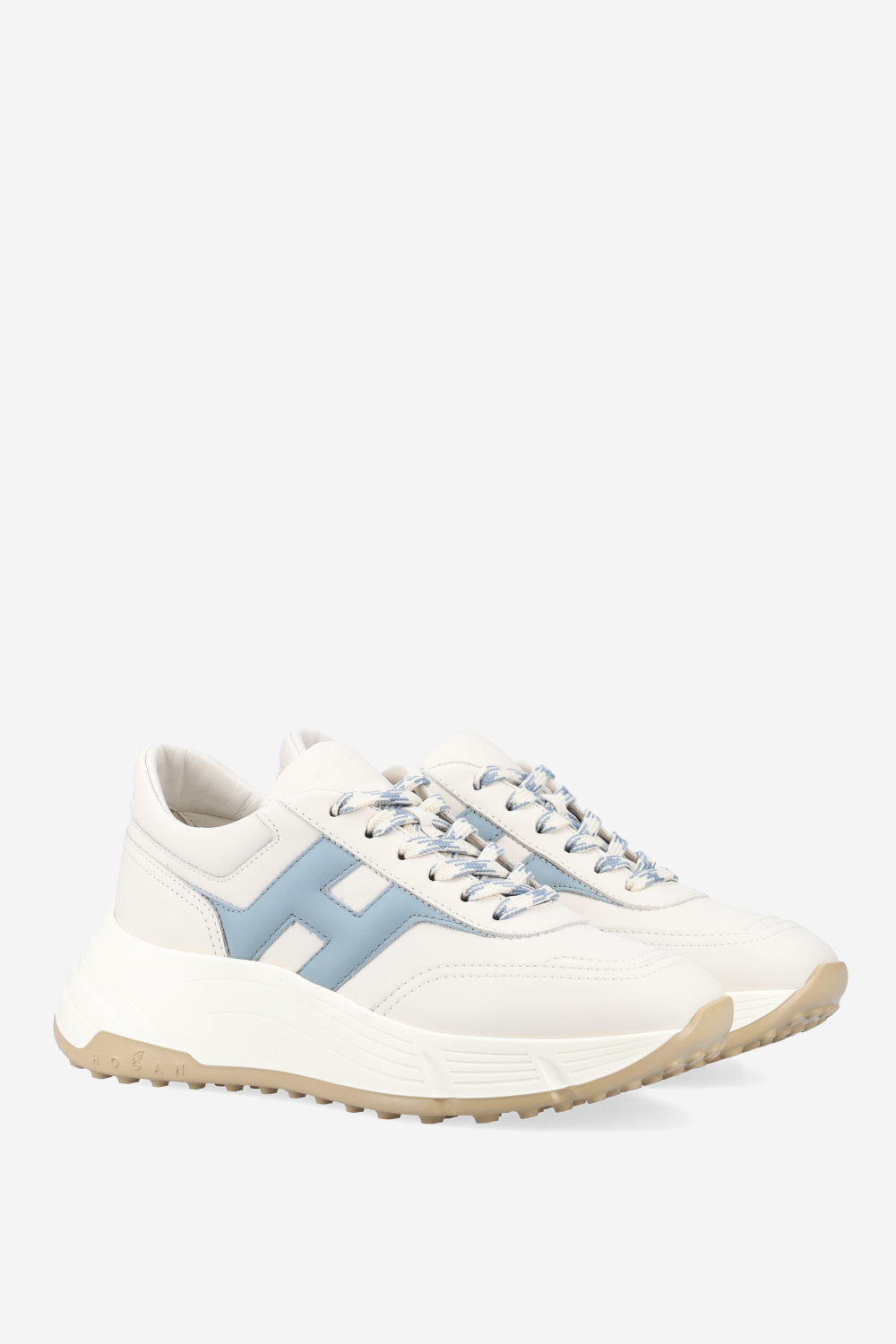 H669 leather sneakers