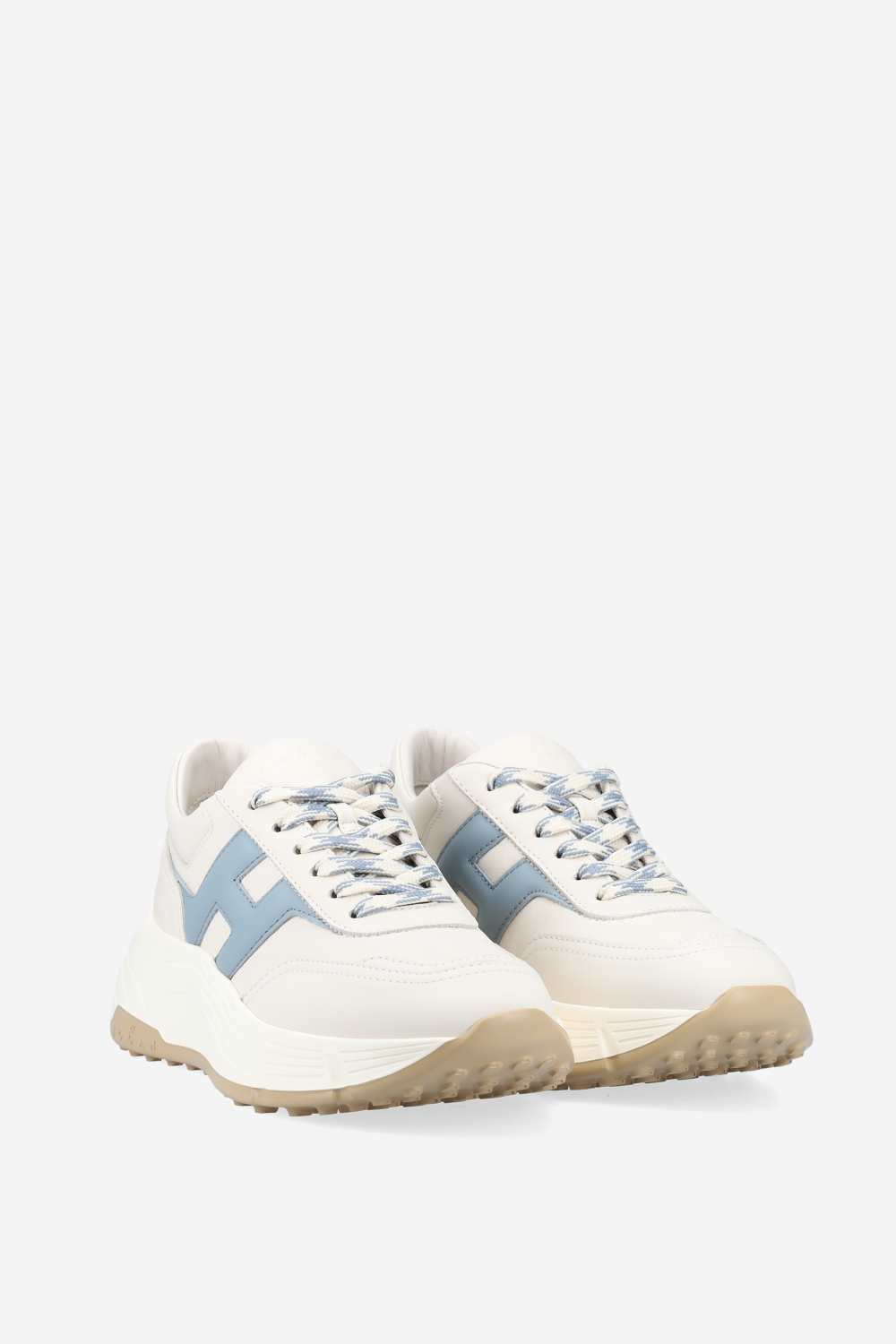 H669 leather sneakers