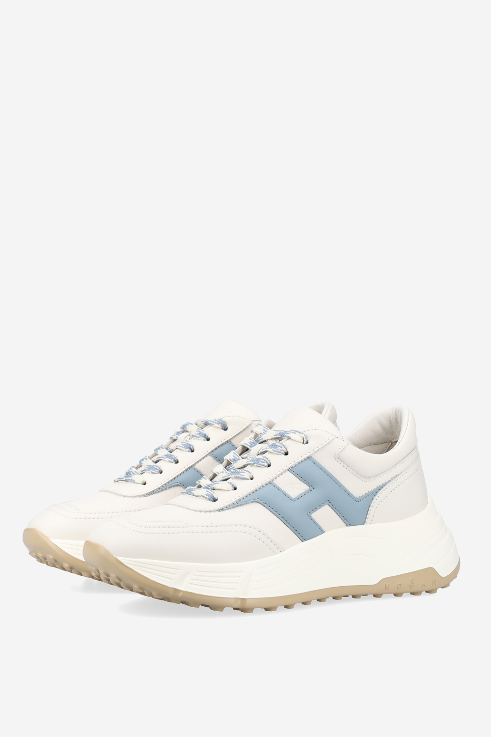 H669 leather sneakers