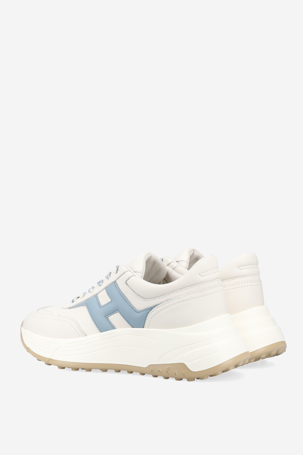 H669 leather sneakers
