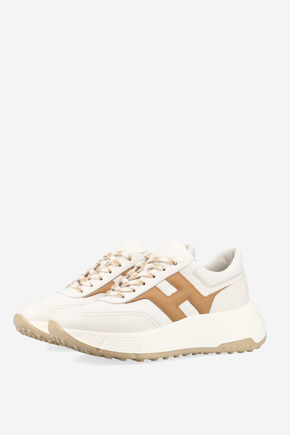 H669 leather sneakers