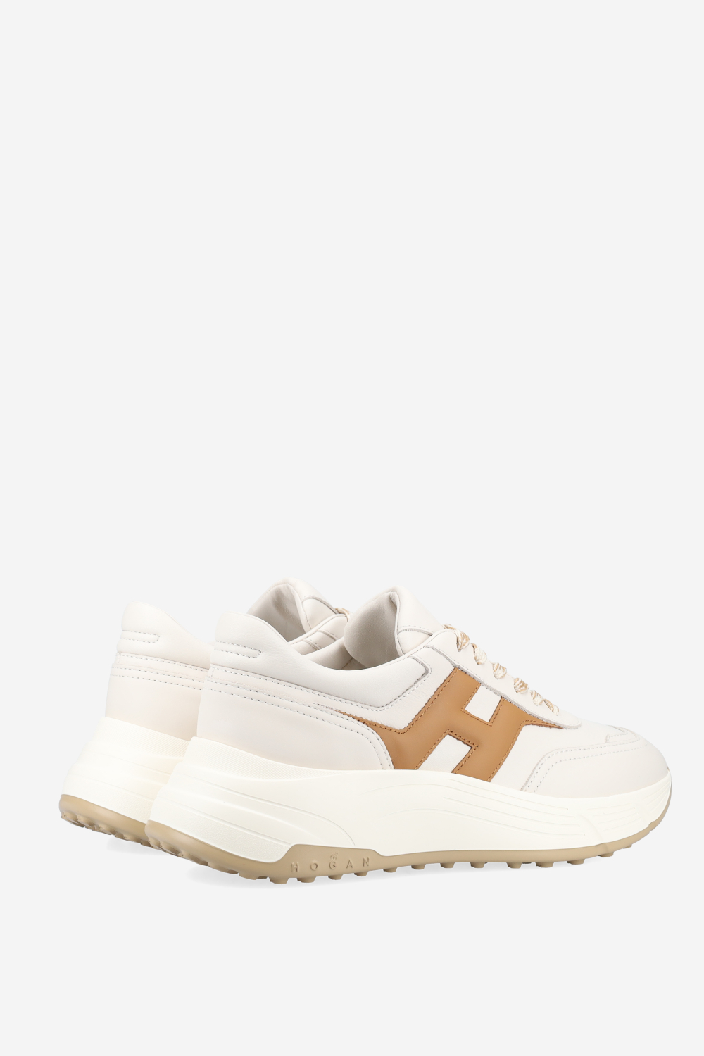 H669 leather sneakers