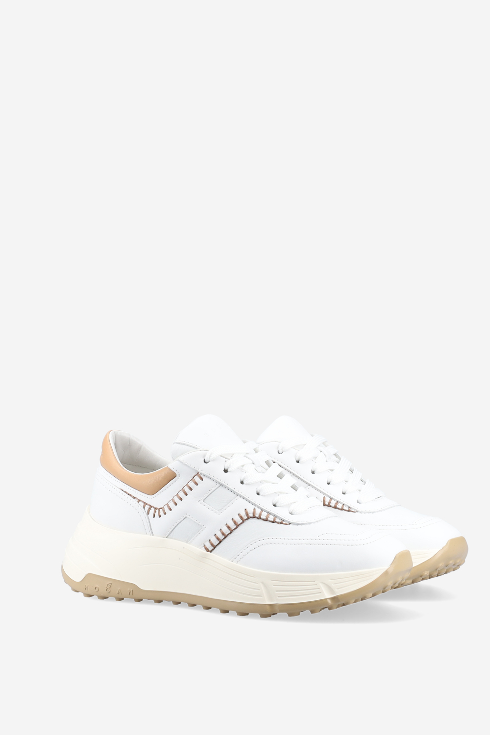 H669 leather sneakers