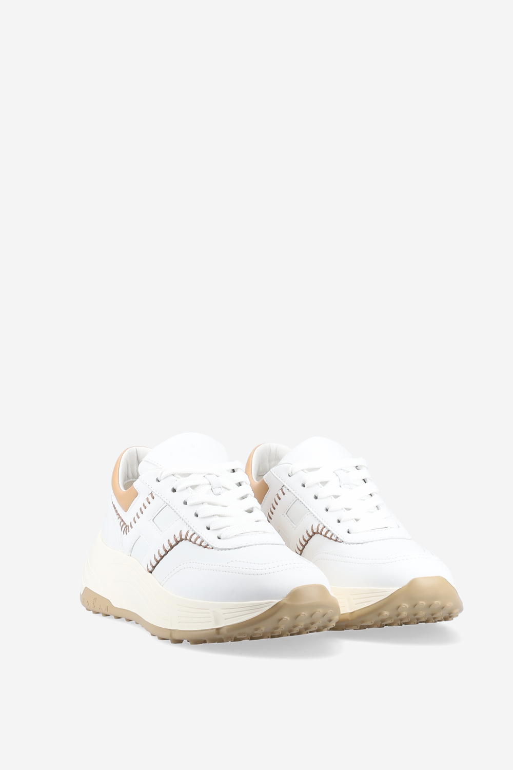 H669 leather sneakers