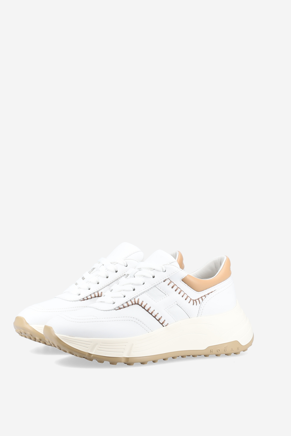 H669 leather sneakers