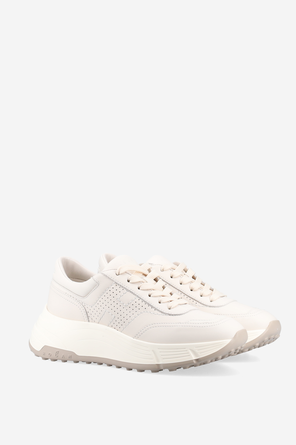 H669 leather sneakers