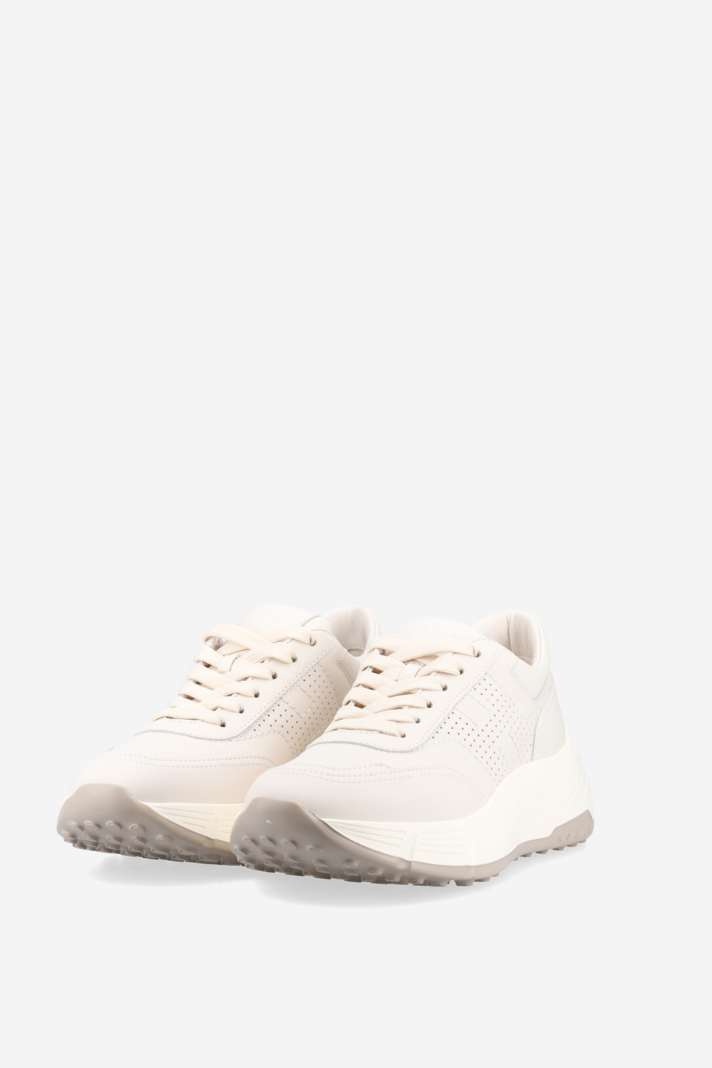 H669 leather sneakers