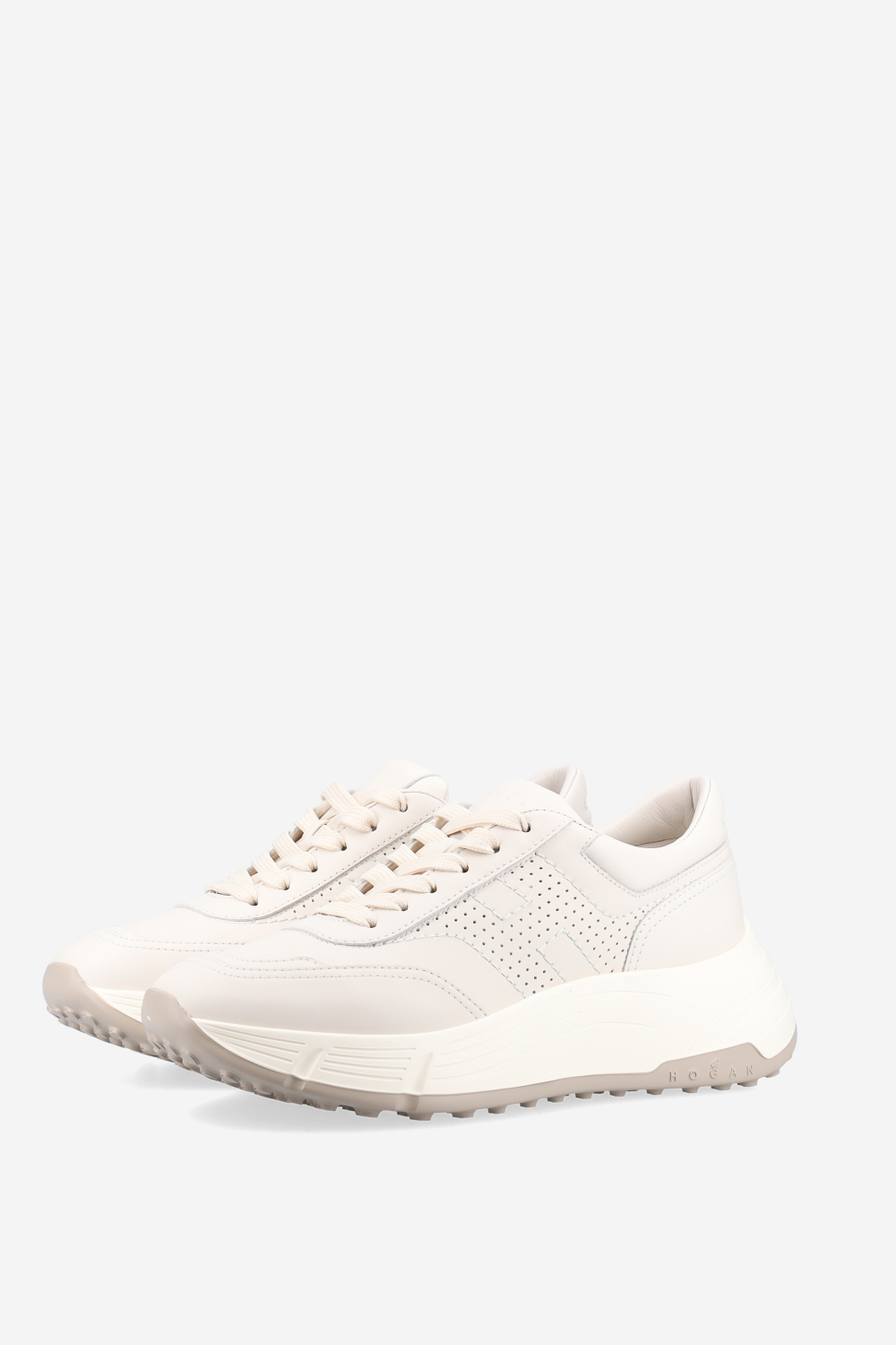 H669 leather sneakers