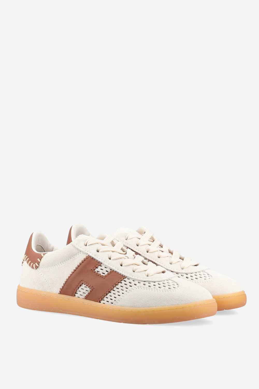 Cool knitted/suede sneakers