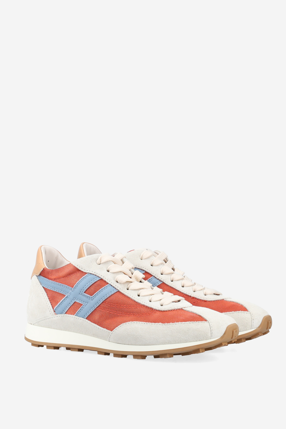 H699 nylon/suede sneakers