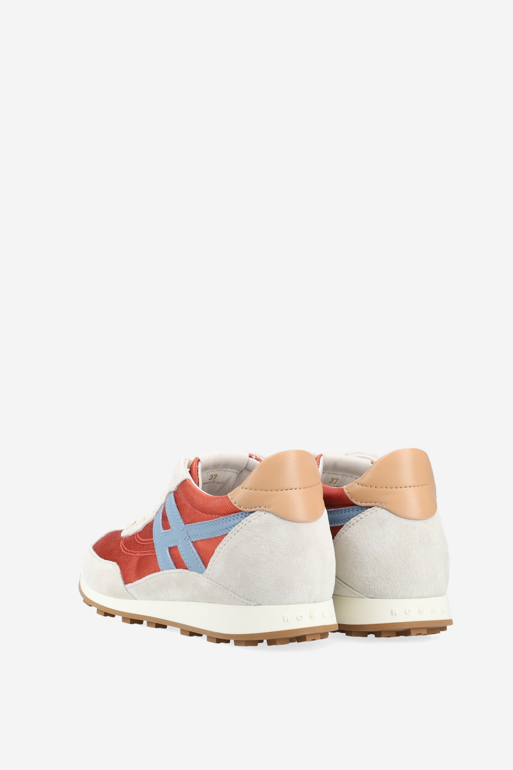 H699 nylon/suede sneakers