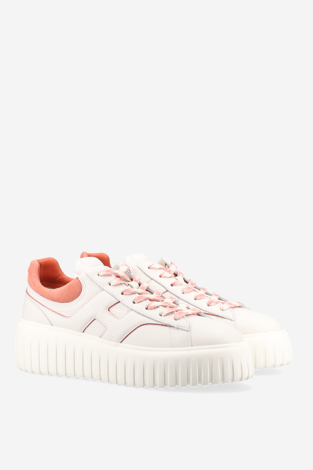 H-stripes leather sneakers
