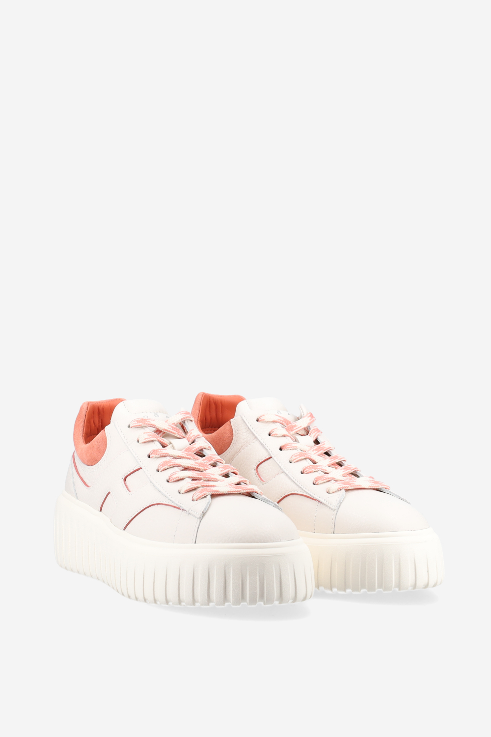 H-stripes leather sneakers