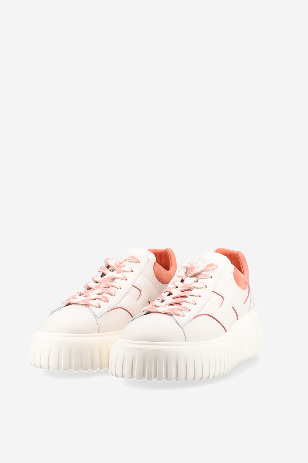 H-stripes leather sneakers