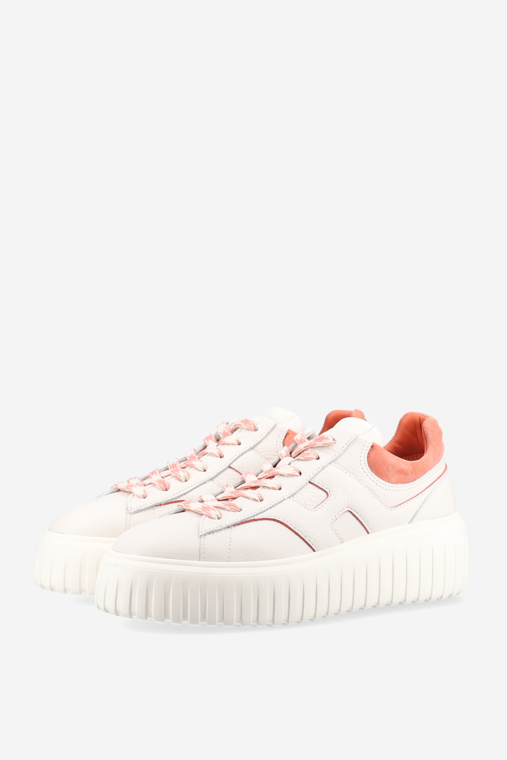 H-stripes leather sneakers