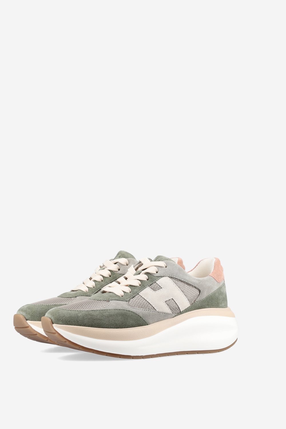 H714 suede sneakers
